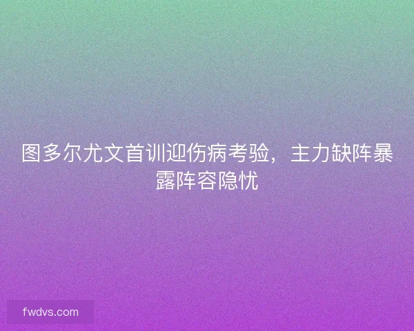 图多尔尤文首训迎伤病考验，主力缺阵暴露阵容隐忧
